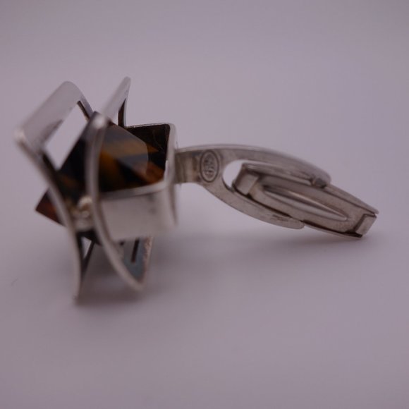 Sno of Sweden 925 Silver Cuff Links - Picture 12 of 16